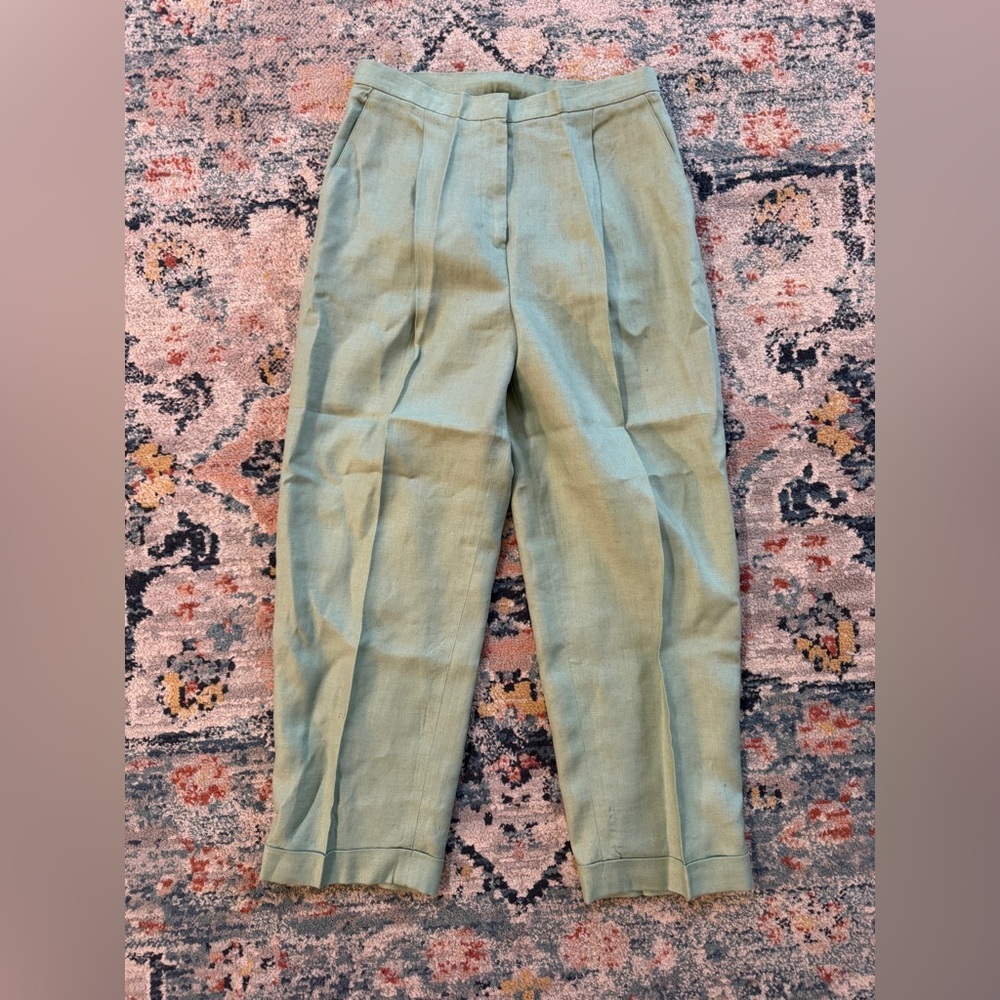 Lauren Ralph Lauren 100% Linen Cropped Trousers
Size 8